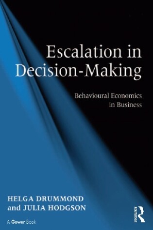 Cover of Escalation in Decision-Making