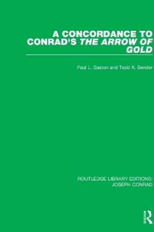Cover of A Concordance to Conrad's The Arrow of Gold