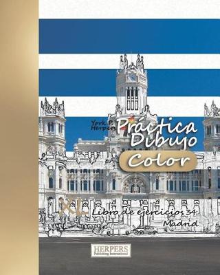 Book cover for Práctica Dibujo [Color] - XL Libro de ejercicios 34