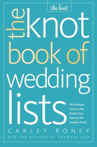 Cover of The Knot Book of Wedding Lists