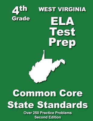 Book cover for West Virgina 4th Grade ELA Test Prep