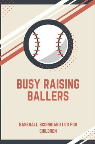 Cover of Baseball Scorebook for Kids