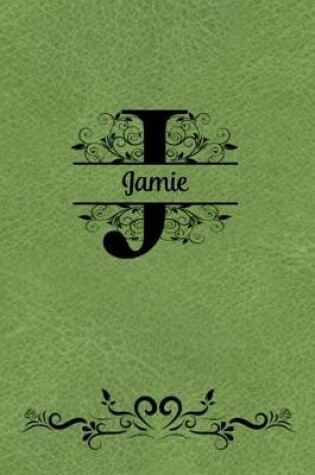 Cover of Split Letter Personalized Name Journal - Jamie