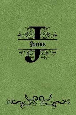 Book cover for Split Letter Personalized Name Journal - Jamie