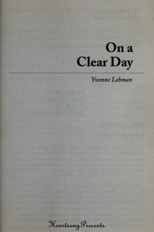 Cover of On a Clear Day