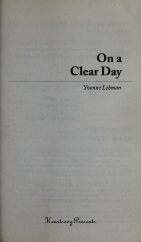 Book cover for On a Clear Day