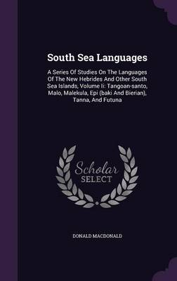 Book cover for South Sea Languages