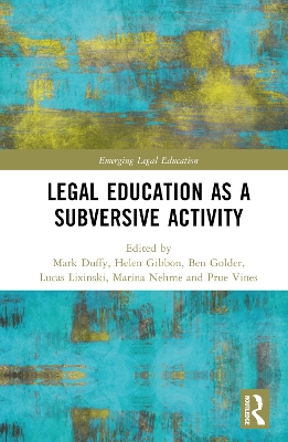Book cover for Legal Education as a Subversive Activity