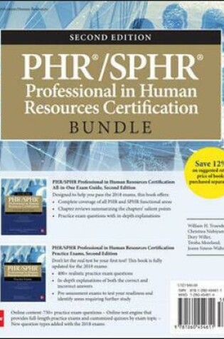 Cover of PHR/SPHR Professional in Human Resources Certification All-in-One Exam Guide, Second Edition