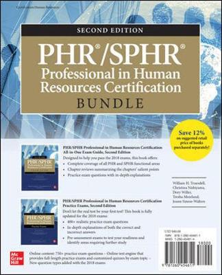 Book cover for PHR/SPHR Professional in Human Resources Certification All-in-One Exam Guide, Second Edition