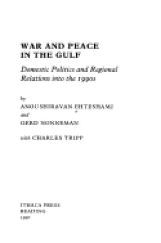 Cover of War and Peace in the Gulf