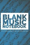 Book cover for Blank Music Notebook