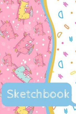 Cover of Sketchbook for Kids - Large Blank Sketch Notepad for Practice Drawing, Paint, Write, Doodle, Notes - Cute Cover for Kids 8.5 x 11 - 100 pages Book 11