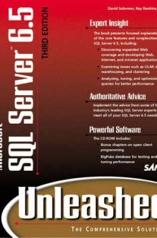 Cover of Microsoft SQL Server 6.5 Unleashed, Third Edition