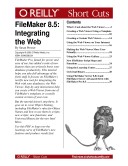 Book cover for FileMaker 8.5: Integrating the Web