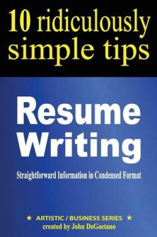 Cover of Resume Writing