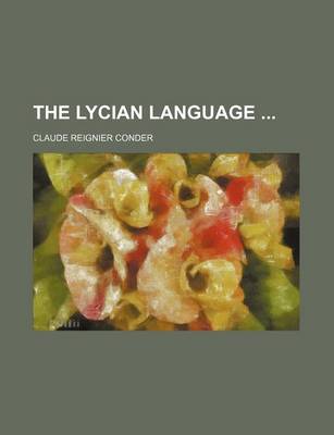 Book cover for The Lycian Language