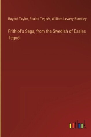 Cover of Frithiof's Saga, from the Swedish of Esaias Tegnér