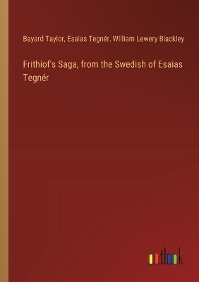 Book cover for Frithiof's Saga, from the Swedish of Esaias Tegnér