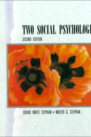 Cover of Two Social Psychologies