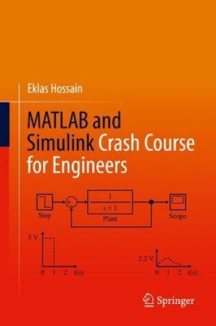 Cover of MATLAB and Simulink Crash Course for Engineers