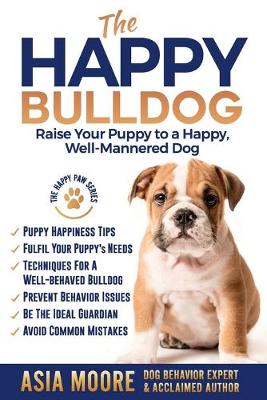 Book cover for The Happy English (British) Bulldog