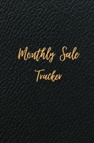 Cover of Monthly Sales Tracker