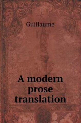 Cover of A Modern Prose Translation