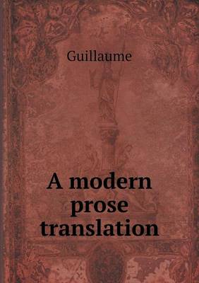 Book cover for A Modern Prose Translation