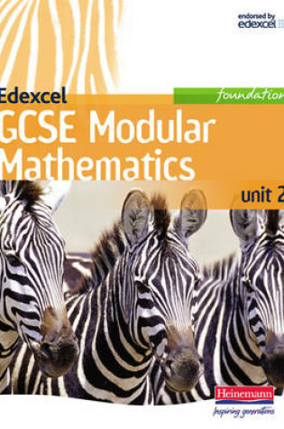 Cover of Edexcel GCSE Modular Mathematics Foundation Unit 2