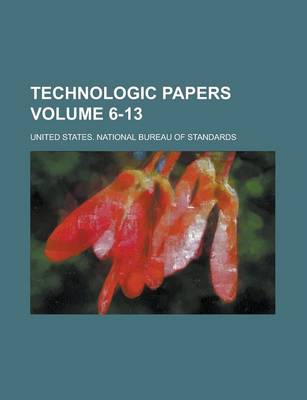 Book cover for Technologic Papers Volume 6-13