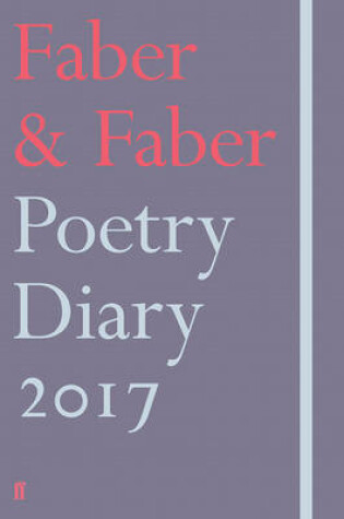 Cover of Faber & Faber Poetry Diary 2017