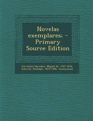 Book cover for Novelas exemplares; - Primary Source Edition