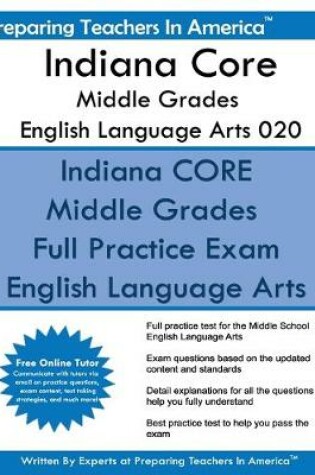 Cover of Indiana Core Middle Grades English Language Arts 020