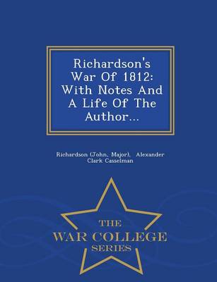 Book cover for Richardson's War of 1812