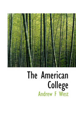 Book cover for The American College