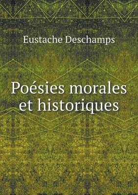 Book cover for Poésies morales et historiques