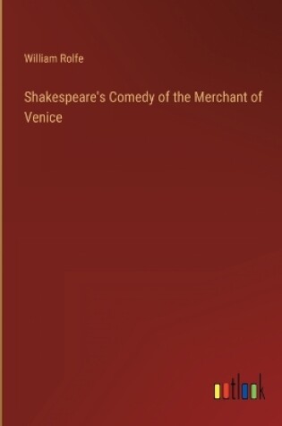 Cover of Shakespeare's Comedy of the Merchant of Venice