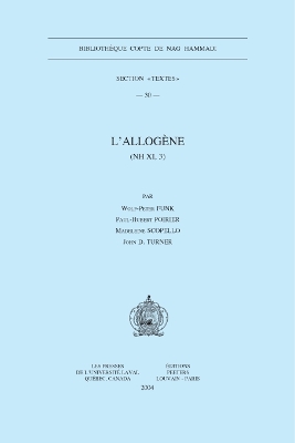 Cover of L'Allogene (NH XI, 3)