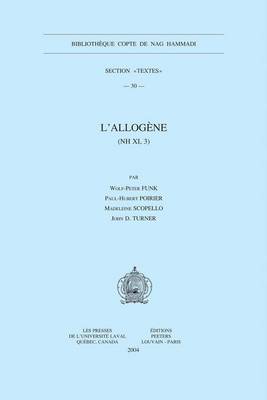 Book cover for L'Allogene (NH XI, 3)