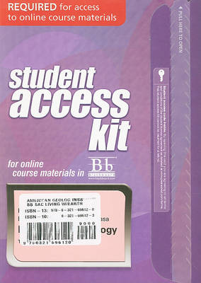 Book cover for Blackboard Student Access Code Card for Living with Earth