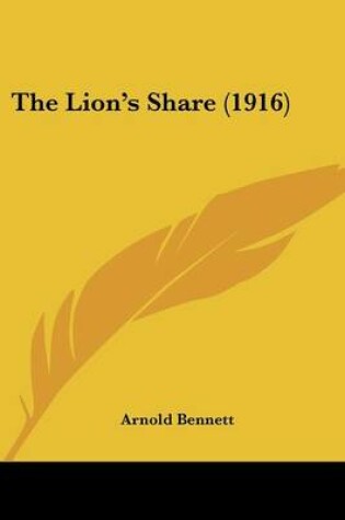 Cover of The Lion's Share (1916)