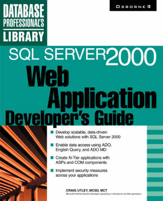 Cover of SQL Server 2000 Web Application Developer's Guide