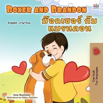 Book cover for Boxer and Brandon (English Thai Bilingual Book for Kids)