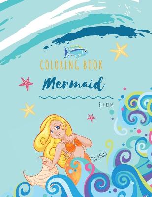 Book cover for Mermaid Coloring Book