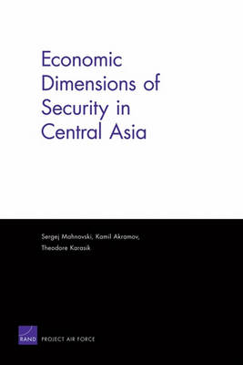 Book cover for Economic Dimensions of Security in Central Asia