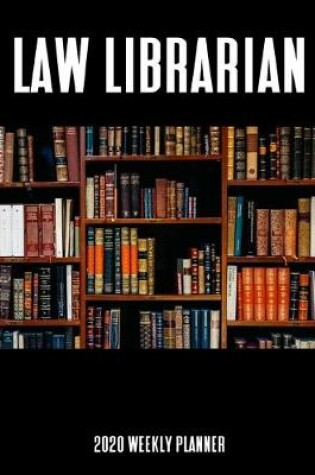 Cover of Law Librarian 2020 Weekly Planner