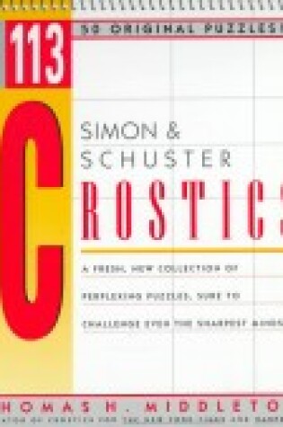 Cover of Simon & Schuster Crostics