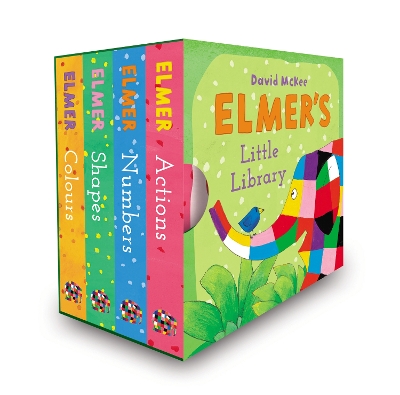 Book cover for Elmer’s Little Library
