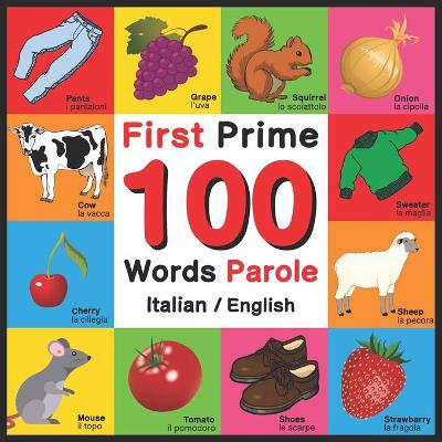 Book cover for First 100 Words - Prime 100 Parole - Italian/English